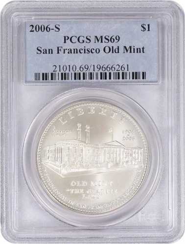 2006-S サンフランシスコ旧造幣局 記念銀貨 MS69 PCGS ミントステート 42,900円