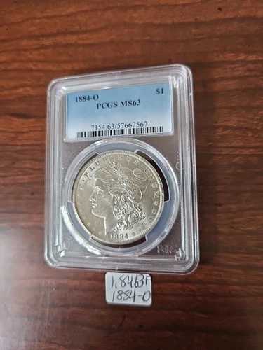 1884-O モルガン銀貨 $1 PCGS MS63、素晴らしいコイン、ブリリアントストライク