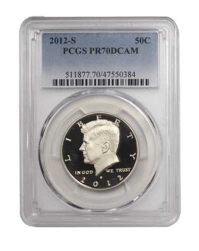 2012年 -S ケネディ プルーフ ハーフダラー DCAM PCGS PR70