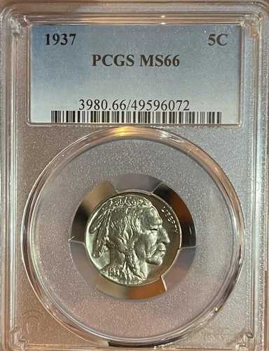1937年 PCGS MS66 バッファローニッケル