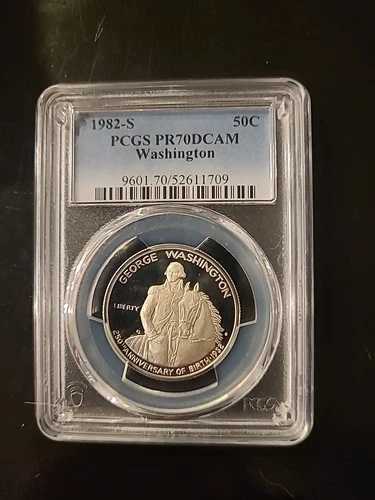 1982-S 50C ワシントン PR70 DCAM PCGS