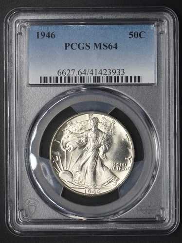 1946年ウォーキング・リバティ・ハーフダラー PCGS MS64 - COINGIANTS -
