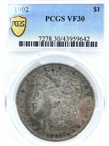 1902年 モルガン・ダラー PCGS VF30 認定 43959642