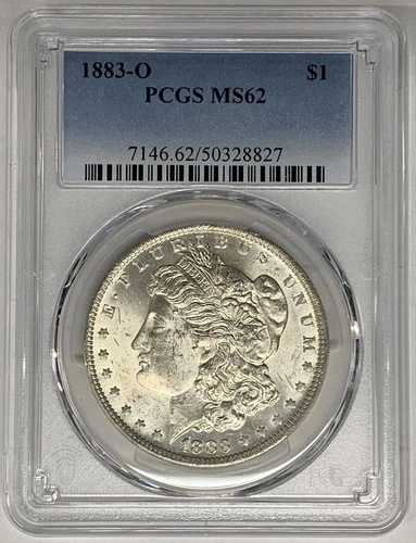 1883-O モルガン銀貨 PCGS MS 62 (15) D
