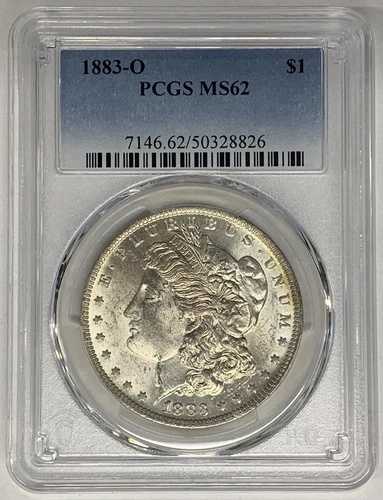 1883-O モルガン銀貨 1ドル硬貨 PCGS MS 62 (15) C