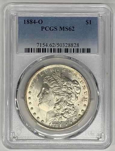 1884-O モルガン銀貨 PCGS MS 62 (15)