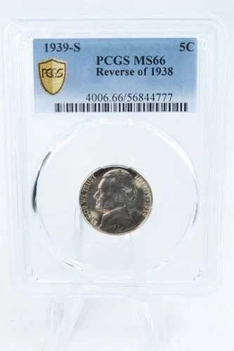 1939-S PCGS MS66 ジェファーソン・ニッケル・ビジネス・ストライク 5C