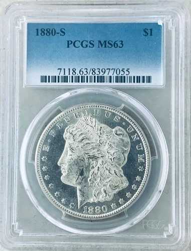 1880年代 モルガン銀貨 - PCGS MS63 42,900円
