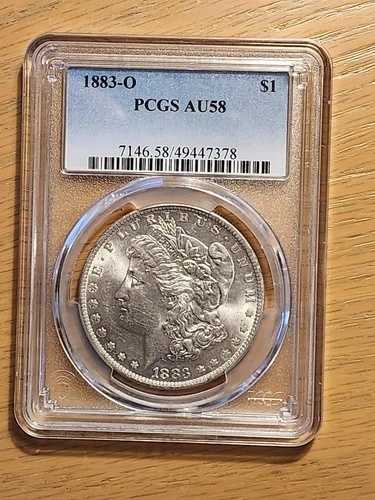 1883 O PCGS AU58 モーガン 90% シルバー