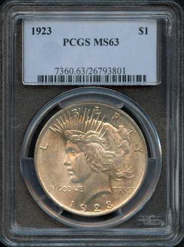 PCGS - ピースダラー - 1ドル - 1923年 - MS-63 - 7360 44,330円