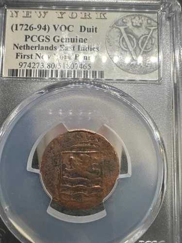 1726-1294 VOC Duit オランダ領東インド諸島 PCGS 本物 WOW!