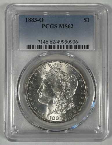 1883-O モルガン銀貨 1ドル硬貨 PCGS MS 62 45,045円