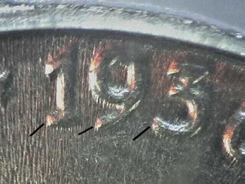 1938年 ジェファーソン・ニッケル QDO FS-105 (021.5) PCGS AU58 7948