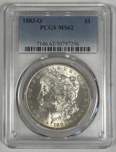 1883-O モルガン銀貨 1ドル硬貨 PCGS MS 62