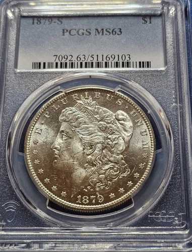 1879-S PCGS MS63 モルガン・ダラー。美しいコインです!!!
