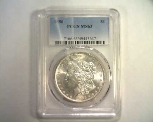 1886年 モーガン シルバードル PCGS MS63 オリジナルコイン プレミアム品質 PQ 45,045円
