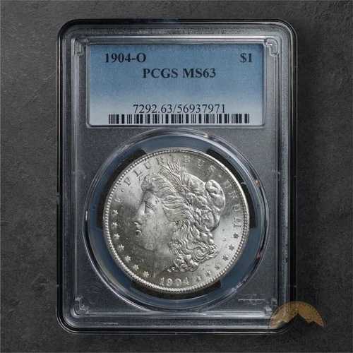 1904-O モルガン銀貨 1ドル - PCGS MS63 - ニューオーリンズ