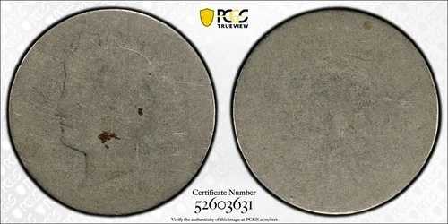 1886年 PCGS PO01 リバティ（V）ニッケル、金の盾付き