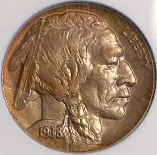 1938-D/D バッファローニッケル ANACS MS65 RPM-3 旧型ホルダー回転ダイ
