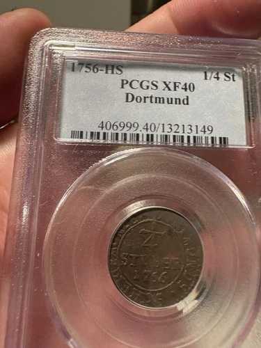 1756 HS ドルトムント 1/ST コイン PCGS XF40