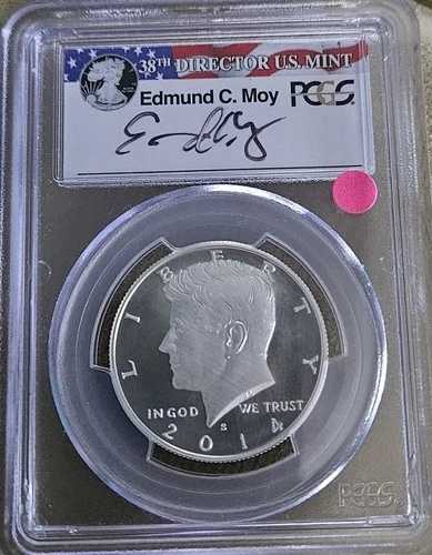 2014 S MS70 ケネディ ハーフダラー エンハンスドフィニッシュ PCGS モイサイン