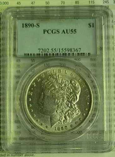 1890 S $1 モルガン銀貨