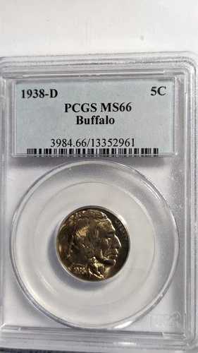 1938-D 5C トーン PCGS MS66 - 13352961