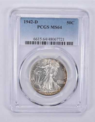 1942-D ウォーキング・リバティ・ハーフダラー MS64 PCGS *9197 42,900円
