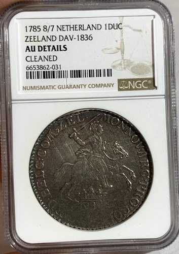 1785 8/7 オランダ 1 ゼーラント公爵 DAV-1836 NGC AU