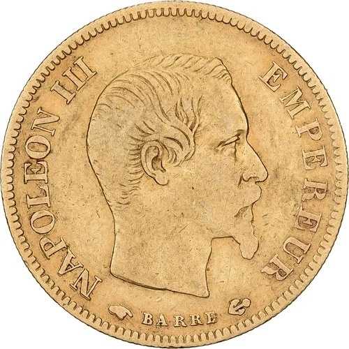 [#1213697] フランス、10 フラン、ナポレオン 3 世、1856 年、パリ、ゴールド、VF、ガドゥリー:1014｜WORLD RESOURCE【QUEEN店】