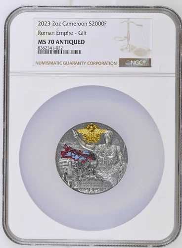 ローマ帝国 偉大な帝国の遺産 銀貨 2023/MS70 NGC
