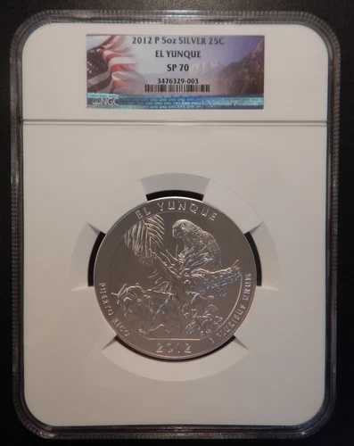 2012 P ATB 5オンス シルバー 25セント EL YUNQUE NGC SP 70 139,150円