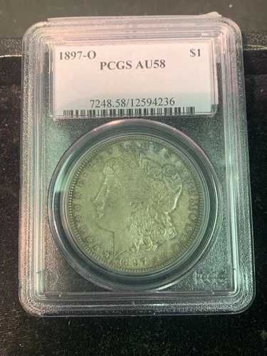 PCGS AU58 1897 o モルガン銀貨