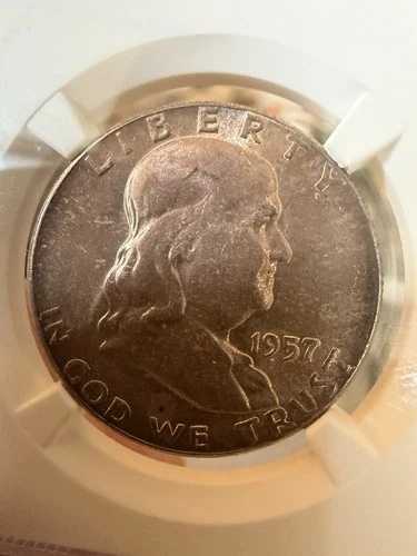 コイン環境シュール 1957 NGC MS 66 + フランクリン ハーフ ドル 50C のチューニング |