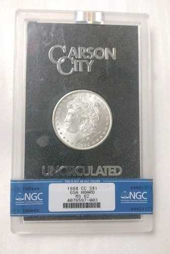 NGC MS62 1884-CC 1ドル モルガン・ダラー