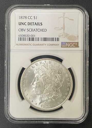 1878年製 モルガン銀貨 NGC 未流通 ブライトフロスティ表面コイン