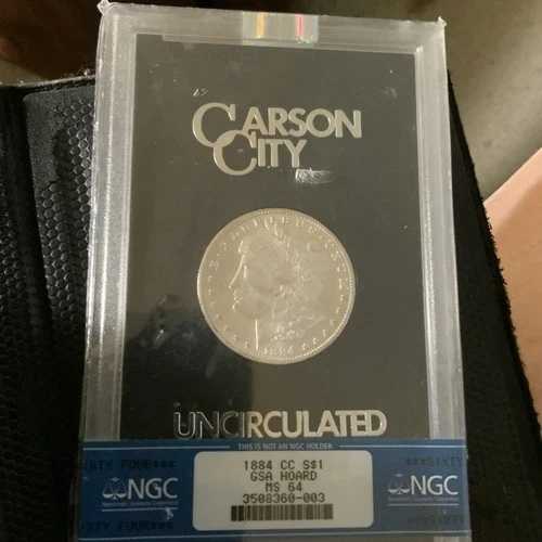 1884年CCモルガン銀貨GSAホードNGC MS 64