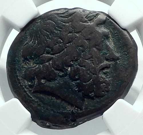 シチリア島のマメルティニの肖像、紀元前208年頃のギリシャの真正古代コイン NGC i78675｜WORLD RESOURCE【QUEEN店】
