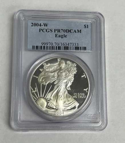 2004年 W シルバー イーグル PCGS PR 70 DCAM
