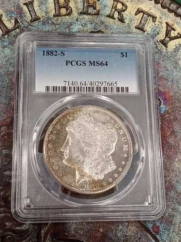 1882-S モルガン・ダラー MS-64 PCGS TP-4363