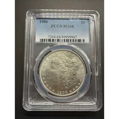 1900年 モルガン銀貨 PCGS MS64 斑点模様