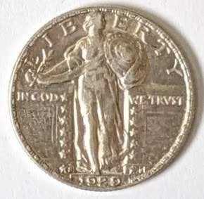 1929-S 25C A-UNC