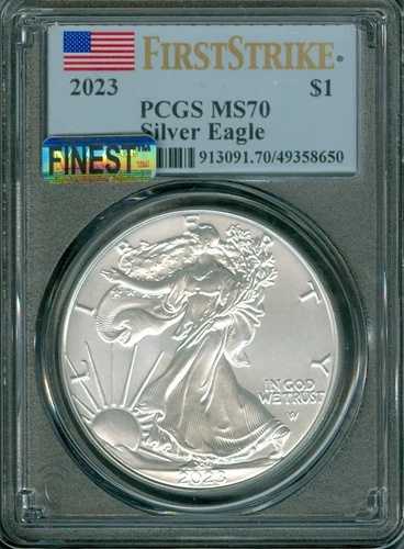 2023 シルバーイーグル PCGS MS70 FS MAC 最高級&スポットレス *