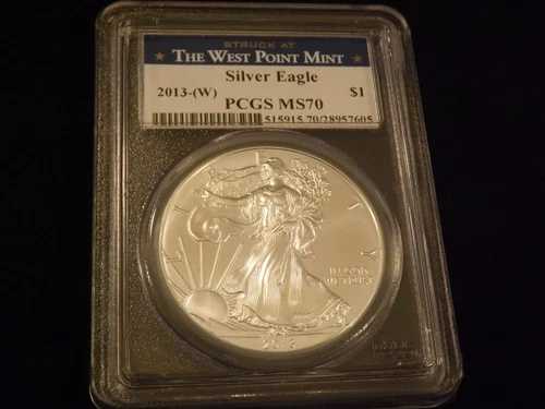 2013-W $1 イーグル PCGS MS 70