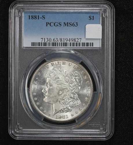 1881-S モルガン・ダラー PCGS MS-63 3N5U