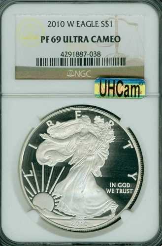 2010 W シルバー イーグル ドル NGC PF69 MAC UHCAM ウルトラ ヘビー カム MAC スポットレス *