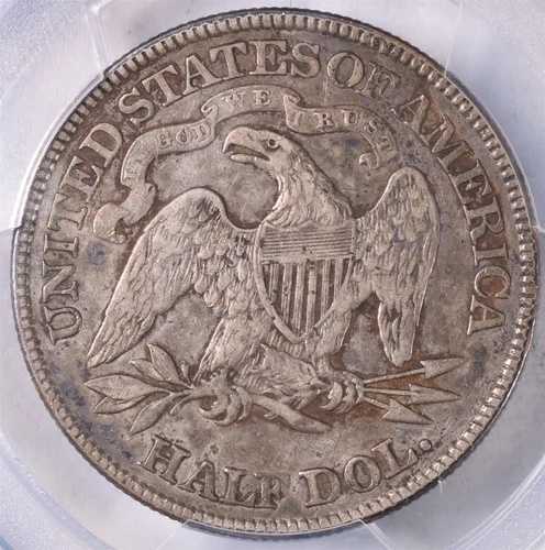 1877年 自由の女神像 銀貨 ハーフドル - PCGS VF30