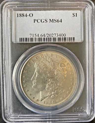 1884-O モルガン・ダラー PCGS MS64