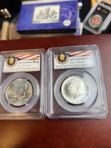 2014-S PCGS MS70 50セント ジョン・F・ケネディ JFK 50周年記念 エンハンスドシルバー & MS70