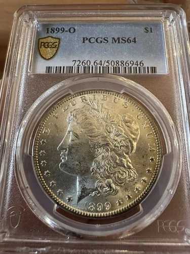 1899-O モルガン銀貨 Ms. 64 PCGS 鑑定済み True View PQ